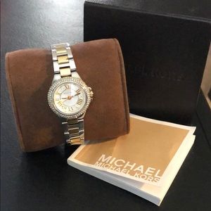 Michael Kors women’s silver & gold watch
